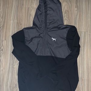 Black & Grey PINK Victoria Secret Windbreaker M/L